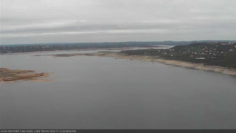 Lake Travis webcam, November 12, 2023 2:45 PM CT