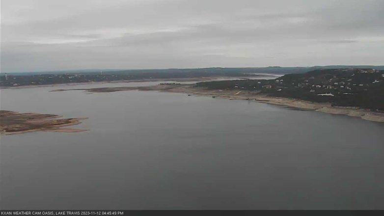 Lake Travis webcam, November 12, 2023 4:45 PM CT