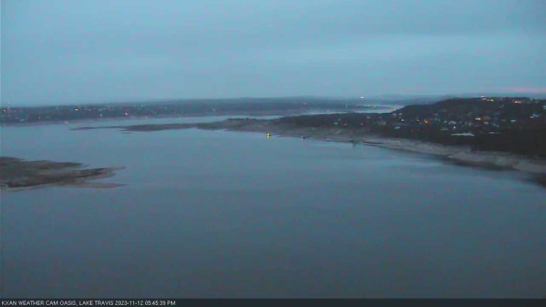 Lake Travis webcam, November 12, 2023 5:45 PM CT