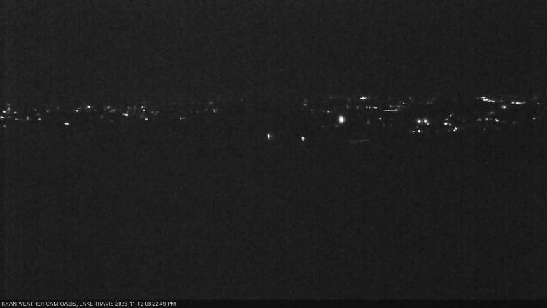 Lake Travis webcam, November 12, 2023 8:25 PM CT