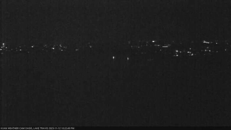 Lake Travis webcam, November 12, 2023 10:25 PM CT