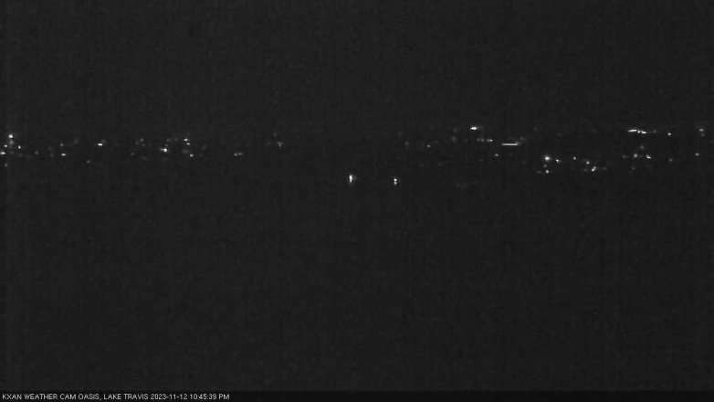 Lake Travis webcam, November 12, 2023 10:45 PM CT