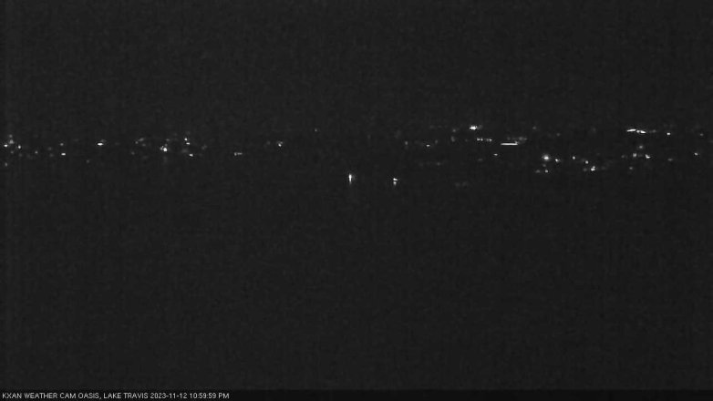 Lake Travis webcam, November 12, 2023 11:00 PM CT