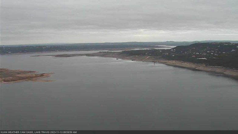 Lake Travis webcam, November 13, 2023 9:00 AM CT