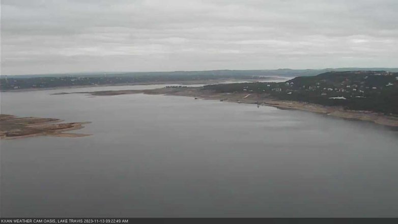Lake Travis webcam, November 13, 2023 9:25 AM CT