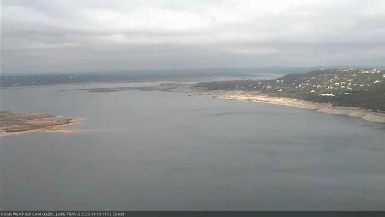Lake Travis webcam, November 13, 2023 12:00 PM CT