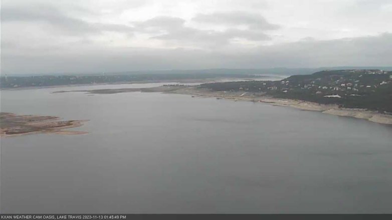 Lake Travis webcam, November 13, 2023 1:45 PM CT