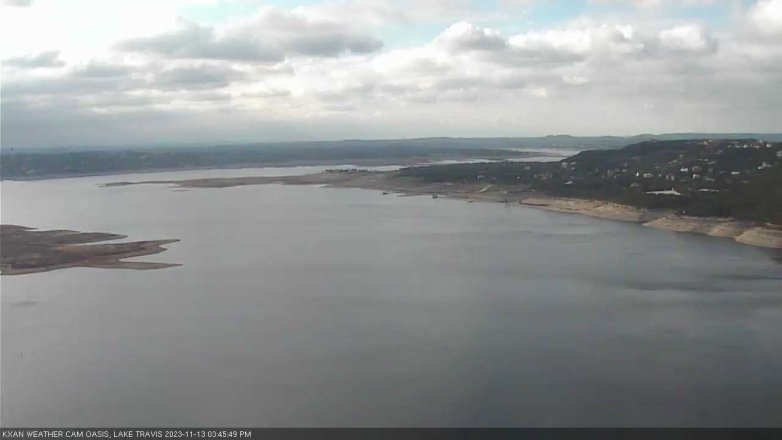 Lake Travis webcam, November 13, 2023 3:45 PM CT