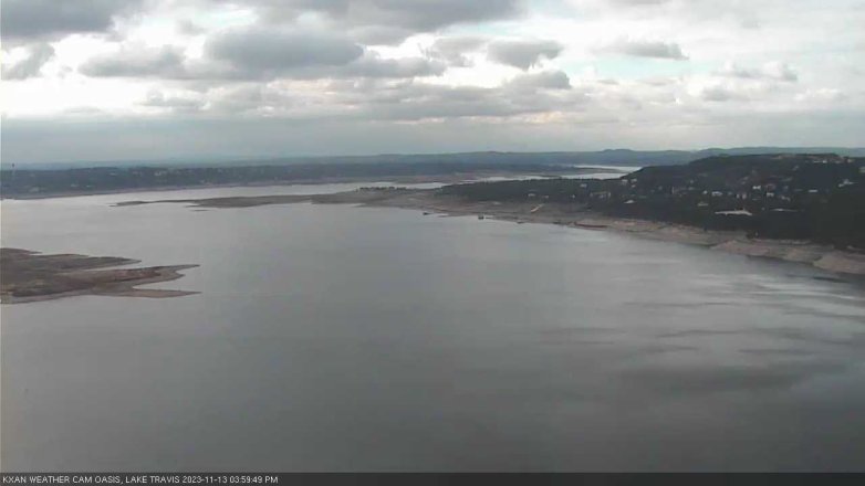 Lake Travis webcam, November 13, 2023 4:00 PM CT