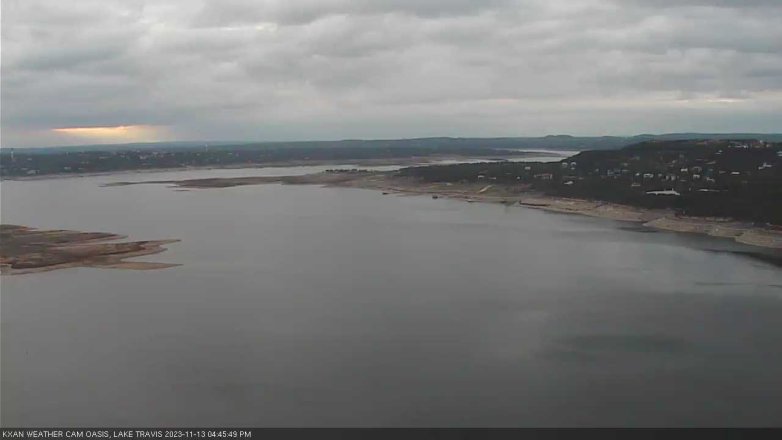 Lake Travis webcam, November 13, 2023 4:45 PM CT
