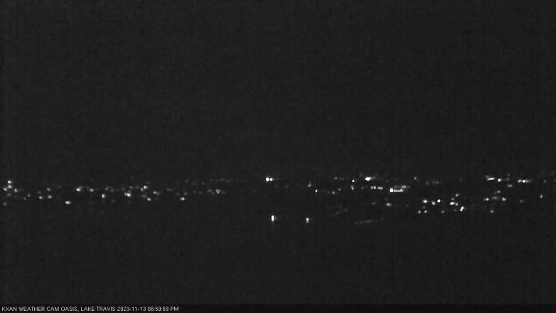Lake Travis webcam, November 13, 2023 7:00 PM CT