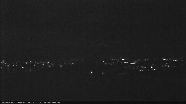Lake Travis webcam, November 13, 2023 8:45 PM CT