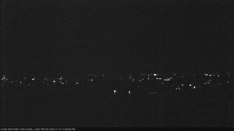 Lake Travis webcam, November 13, 2023 11:45 PM CT