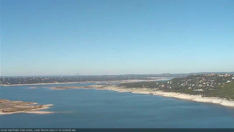 Lake Travis webcam, November 14, 2023 11:00 AM CT