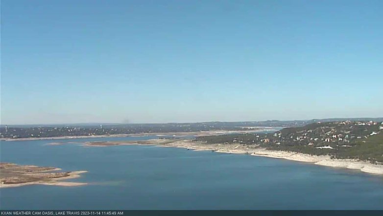 Lake Travis webcam, November 14, 2023 11:45 AM CT