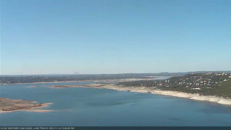 Lake Travis webcam, November 14, 2023 12:45 PM CT