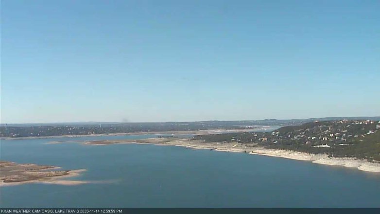Lake Travis webcam, November 14, 2023 1:00 PM CT