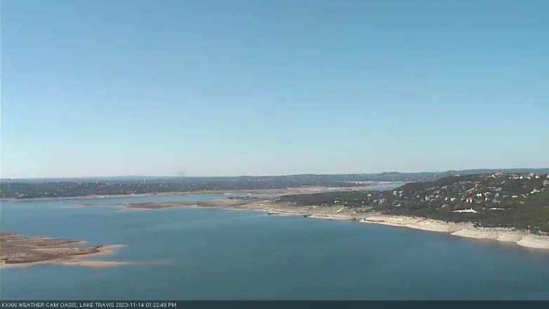 Lake Travis webcam, November 14, 2023 1:25 PM CT