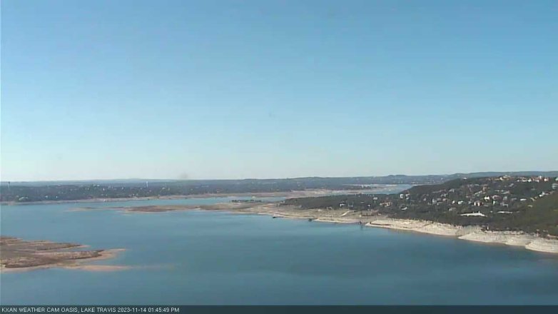 Lake Travis webcam, November 14, 2023 1:45 PM CT