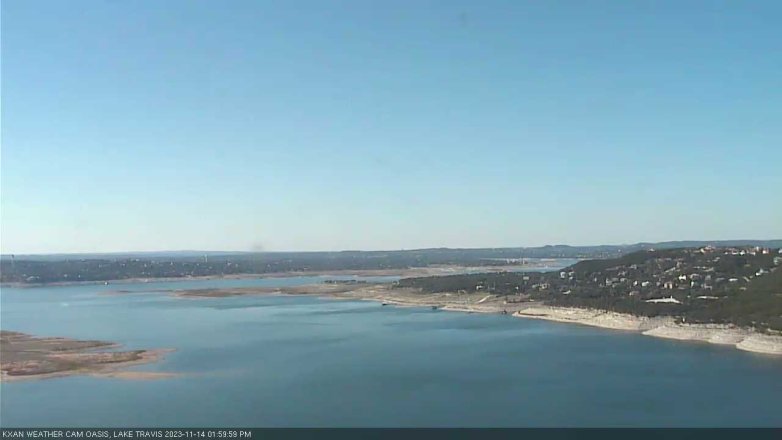 Lake Travis webcam, November 14, 2023 2:00 PM CT