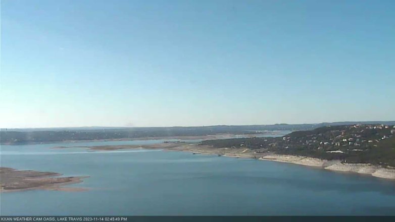 Lake Travis webcam, November 14, 2023 2:45 PM CT