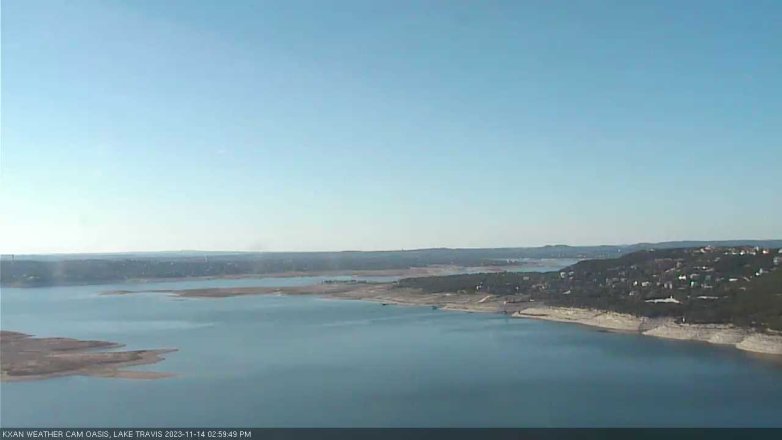 Lake Travis webcam, November 14, 2023 3:00 PM CT