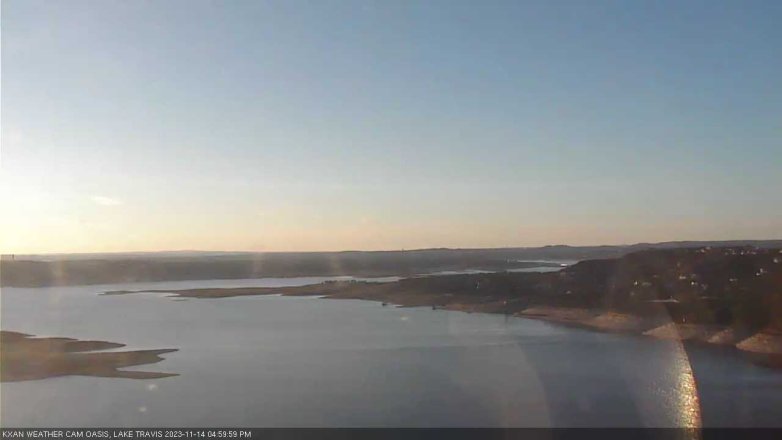 Lake Travis webcam, November 14, 2023 5:00 PM CT
