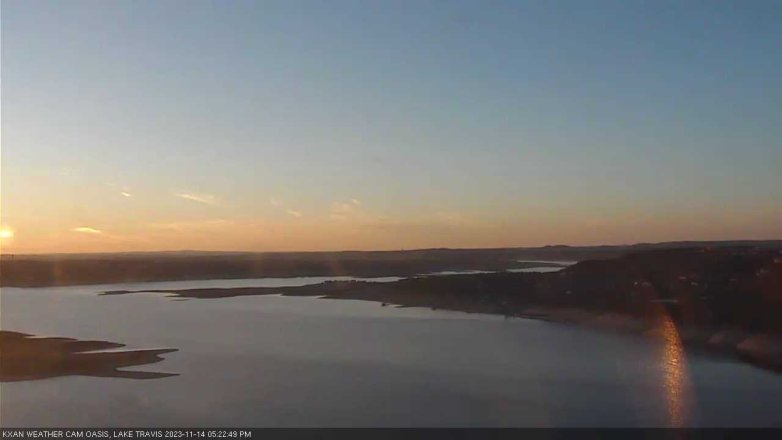 Lake Travis webcam, November 14, 2023 5:25 PM CT