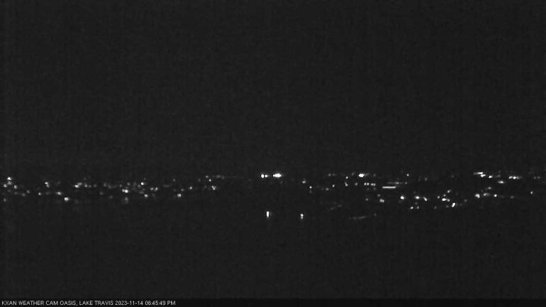 Lake Travis webcam, November 14, 2023 6:45 PM CT