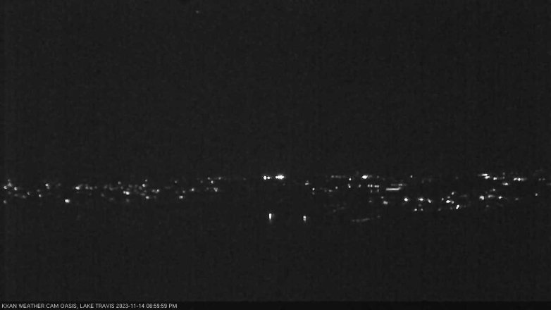 Lake Travis webcam, November 14, 2023 7:00 PM CT