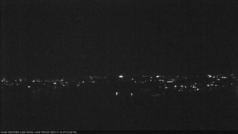 Lake Travis webcam, November 14, 2023 7:25 PM CT