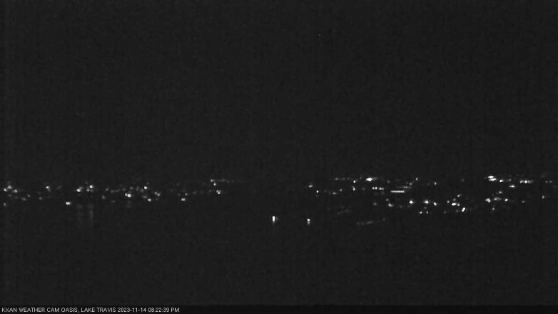Lake Travis webcam, November 14, 2023 8:25 PM CT
