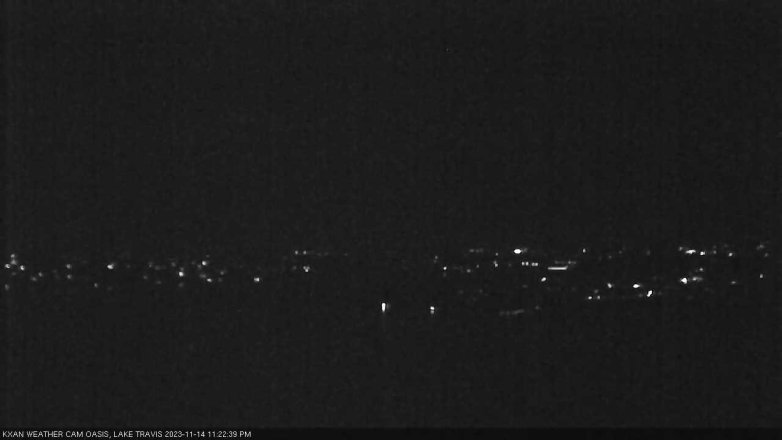 Lake Travis webcam, November 14, 2023 11:25 PM CT