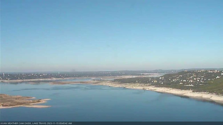 Lake Travis webcam, November 15, 2023 9:45 AM CT