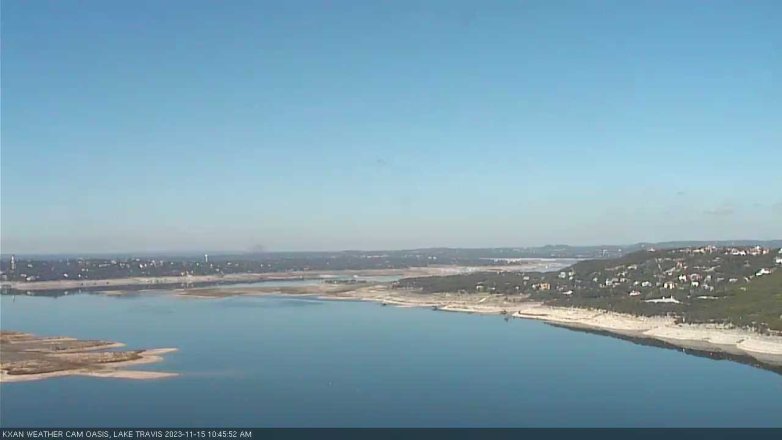 Lake Travis webcam, November 15, 2023 10:45 AM CT