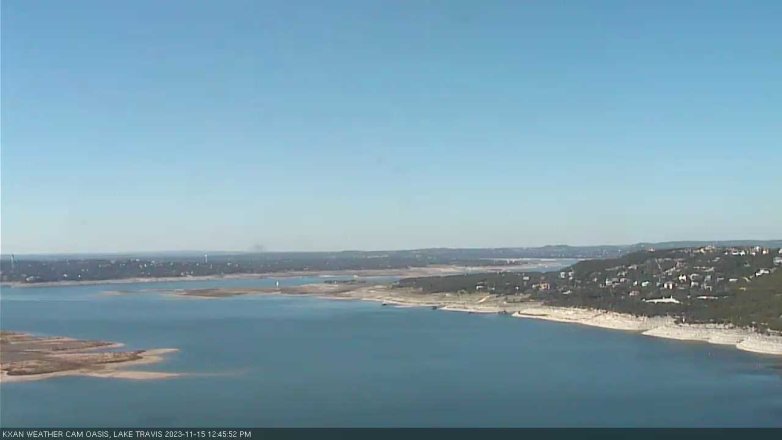 Lake Travis webcam, November 15, 2023 12:45 PM CT