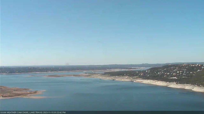 Lake Travis webcam, November 15, 2023 1:25 PM CT
