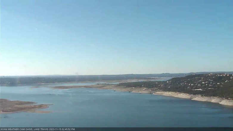 Lake Travis webcam, November 15, 2023 2:45 PM CT