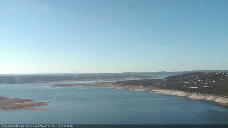 Lake Travis webcam, November 15, 2023 3:00 PM CT