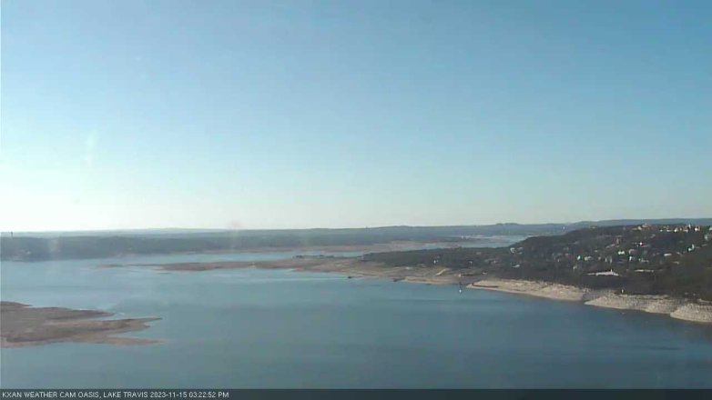 Lake Travis webcam, November 15, 2023 3:25 PM CT