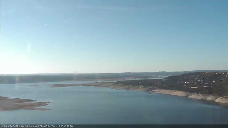 Lake Travis webcam, November 15, 2023 3:45 PM CT
