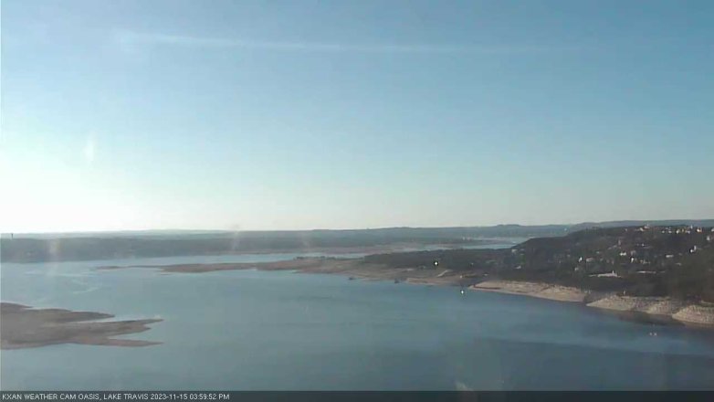 Lake Travis webcam, November 15, 2023 4:00 PM CT
