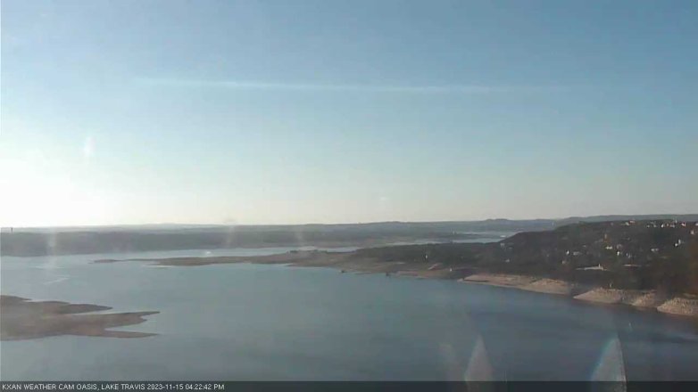 Lake Travis webcam, November 15, 2023 4:25 PM CT