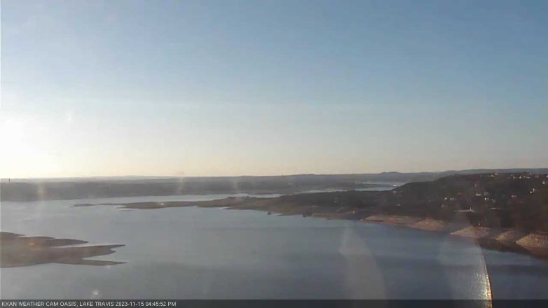 Lake Travis webcam, November 15, 2023 4:45 PM CT