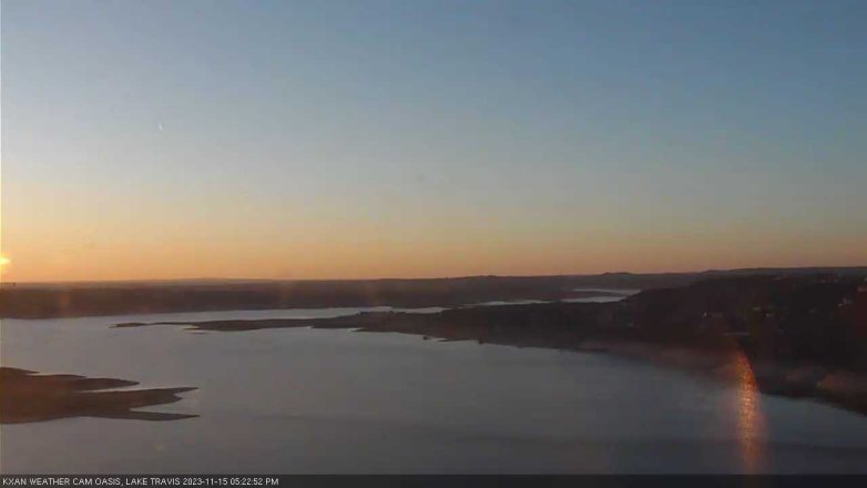Lake Travis webcam, November 15, 2023 5:25 PM CT