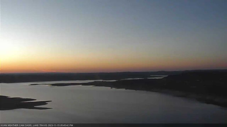 Lake Travis webcam, November 15, 2023 5:45 PM CT