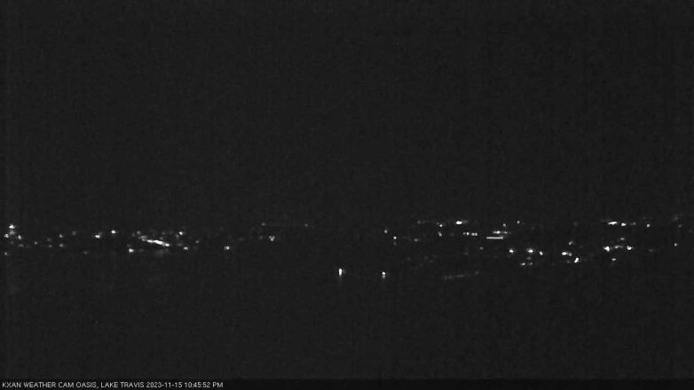 Lake Travis webcam, November 15, 2023 10:45 PM CT