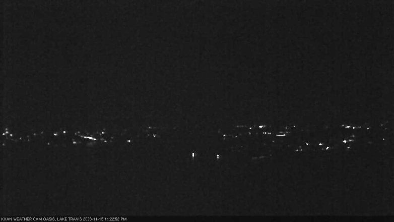Lake Travis webcam, November 15, 2023 11:25 PM CT