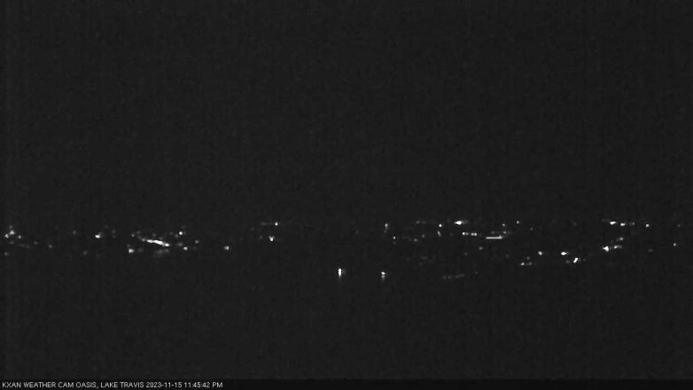 Lake Travis webcam, November 15, 2023 11:45 PM CT