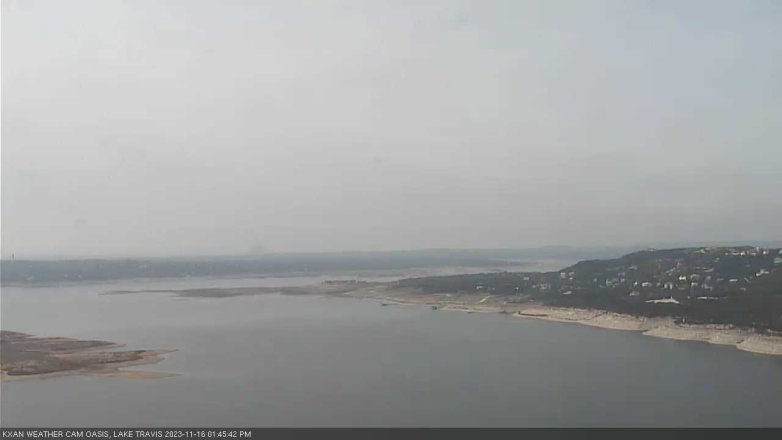 Lake Travis webcam, November 16, 2023 1:45 PM CT